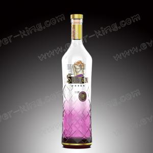 Quality Cap Sealing Metal Label 700mL Glass Spirit Bottles wholesale