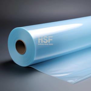 Quality 20um Blue PET Release Liners Film Oil Resistant For Labeling And Stickers wholesale