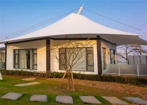 Quality Waterproof Luxury Resort Tents , Peak Lodge Glamping Accommodation Tent wholesale