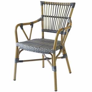 Quality Anti Moth Aluminum Bistro Waterproof Wicker Rattan Dining Chairs wholesale