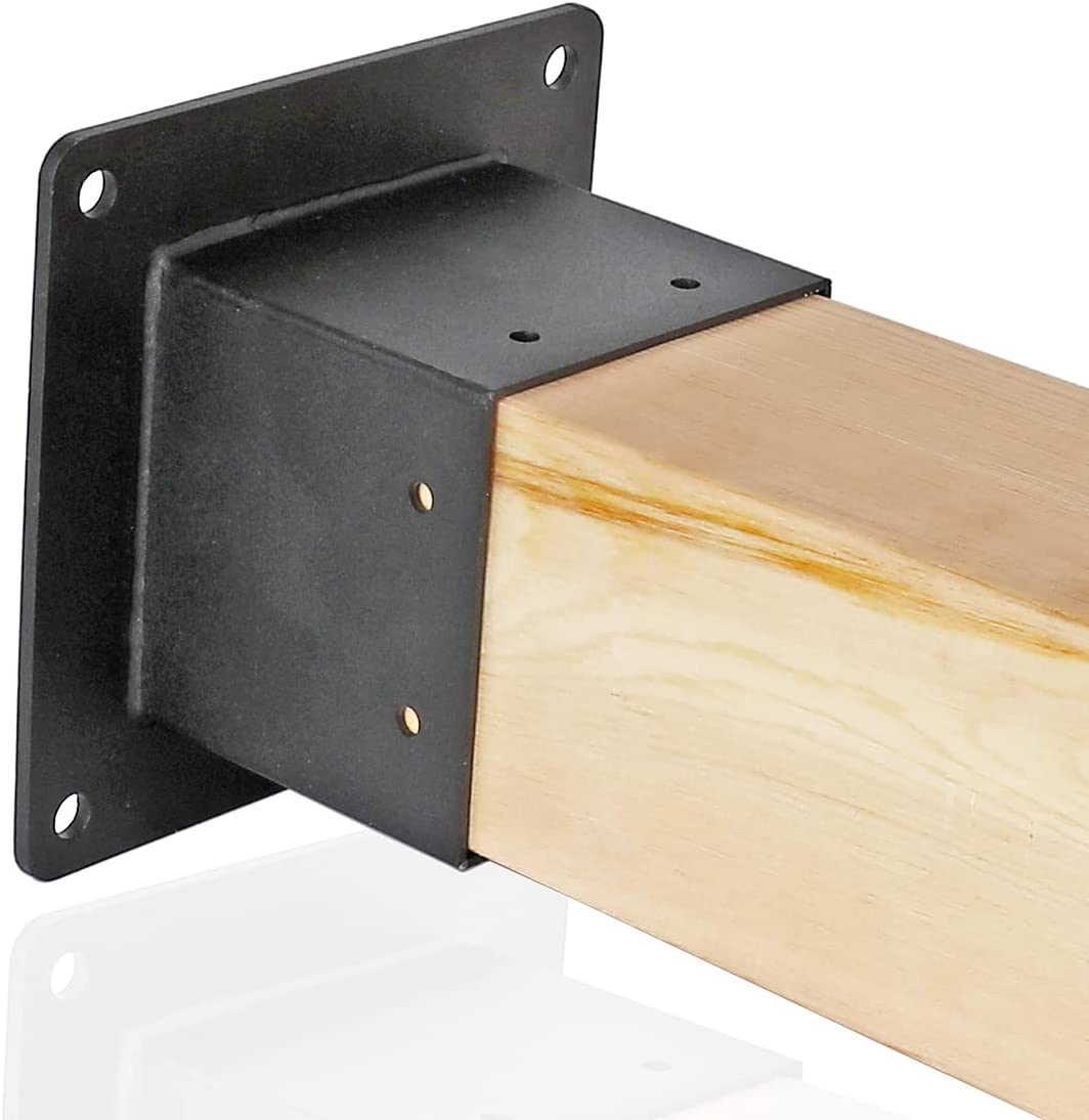 Enhance Your Outdoor Area with Nonstandard Wood Deck Fence Post Base Pergola Brackets