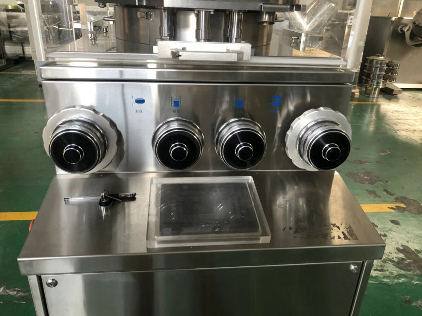 Rotary Pharmaceutical Tablet Press 7.5kw Powder Tablet Press Stainless Steel