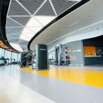 Relle Rubber Vinyl Flooring Roll 2mm-5mm Thickness Indoor Rubber Floor Tiles