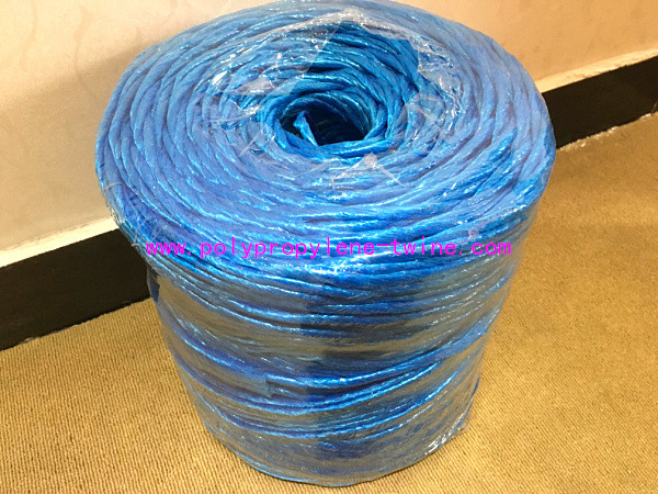8g/m Professional Blue Polypropylene Twine Recycled Rope Tenacity Over 252KG