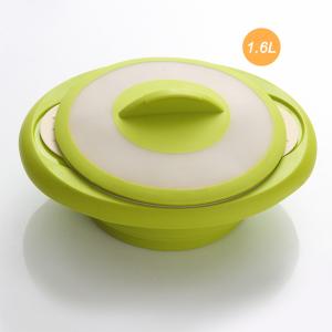 Quality 1600ml Wholesale Kitchenware Food Grade Collapsible Foldable Silicone Steamer wholesale
