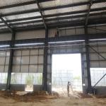 Waterproof Steel Structure Workshop Fire Resistance Large Span Steel Structures