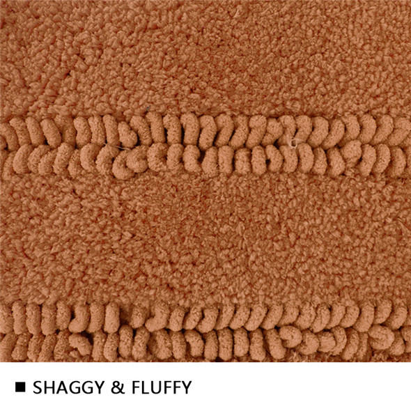 Polyester Tufted Microfiber Chenille Bath Mat Solid Color Carpet