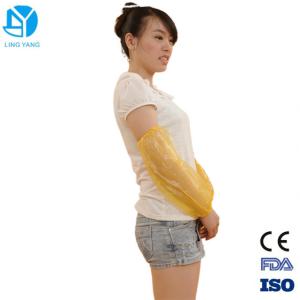 Quality PE Plastic Disposable Sleeve Covers / Disposable Arm Sleeves 40x20cm Size wholesale