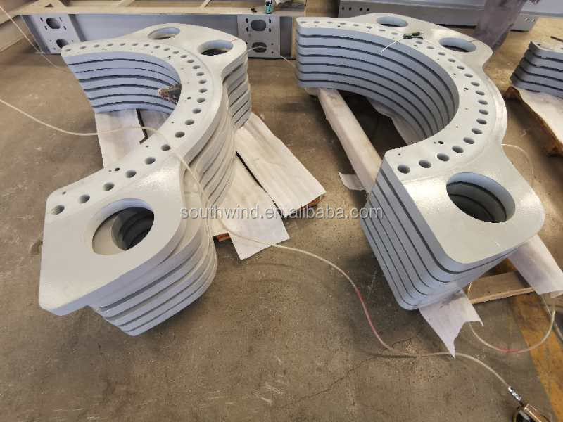 3-10mm Thickness Heavy Structure Steel Frame Welding Fabrication for Street Light Poles
