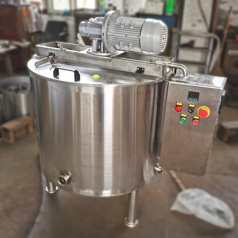 500L 1000L Customized Chocolate Storage Tank Melting With Agitator Jacketed