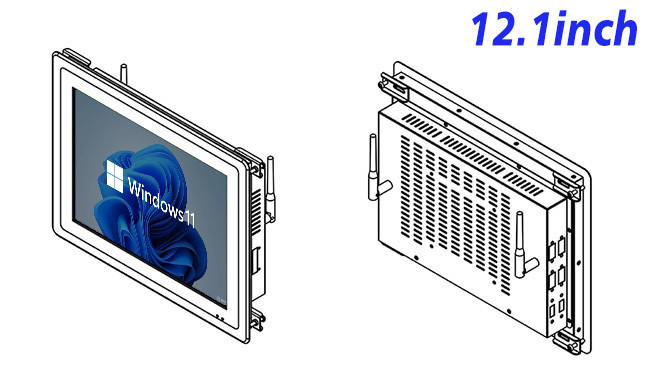 12.1-Inch Professional Windows Screen for Medical Devices and Automation