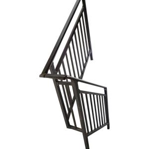 Quality Galvanized Steel Forged Wrought Iron Guardrail Stair Railing Outdoor System wholesale