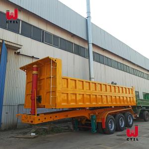 Quality Tipper 30cbm Truck Semi Trailers 45T Hydraulic Dump Trailer wholesale