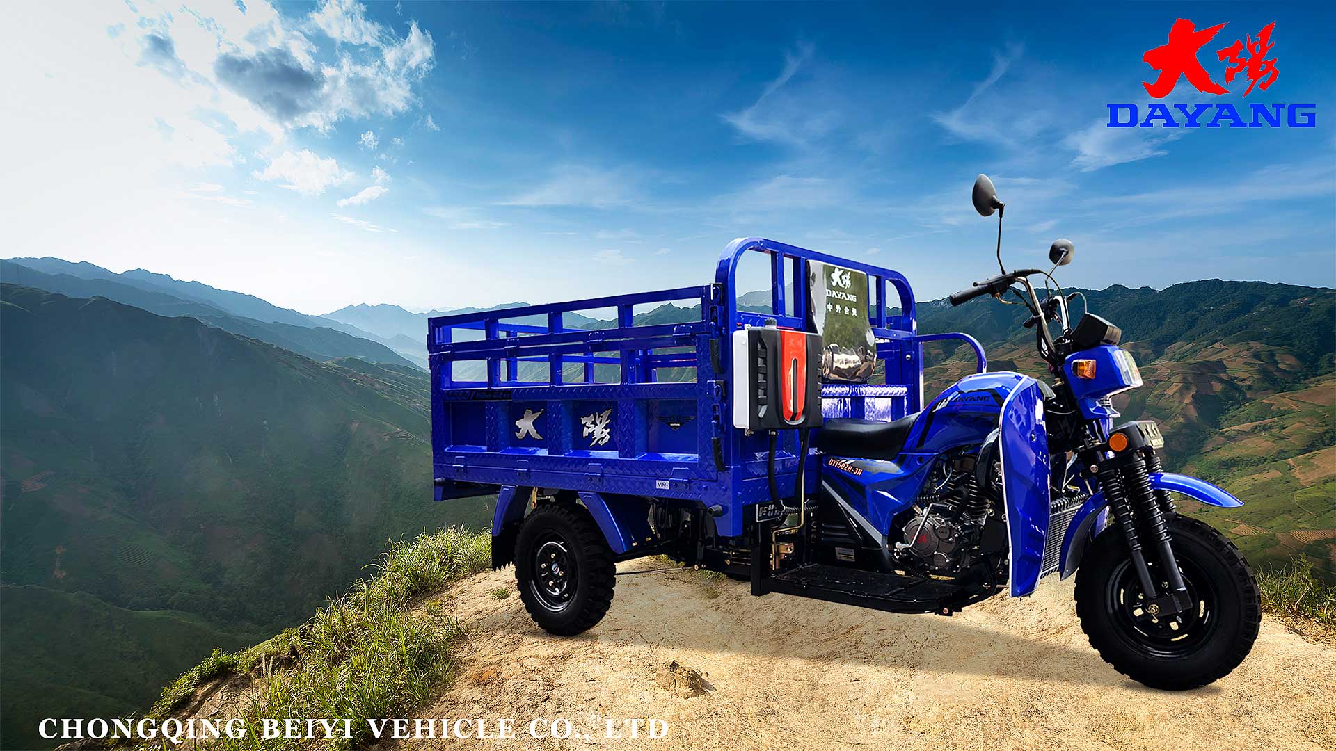 DAYANG Heavy Loading Tricycle 175CC/200CC/250CC Q2 Cargo Tricycles for Cargo Delivery
