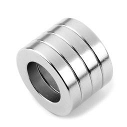 Quality Strong Permanent Ndfeb Magnet Neodymium Magnet Disc Shaped Big Ring Magnets wholesale