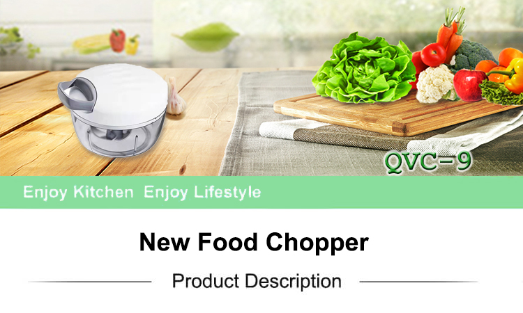New Design Manual Plastic Smart Food Veggie Cutter Chopper Multifunctional
