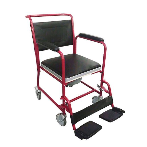 Multi Functional Medical Rehabilitation Equipment Patient Transfer Commode
