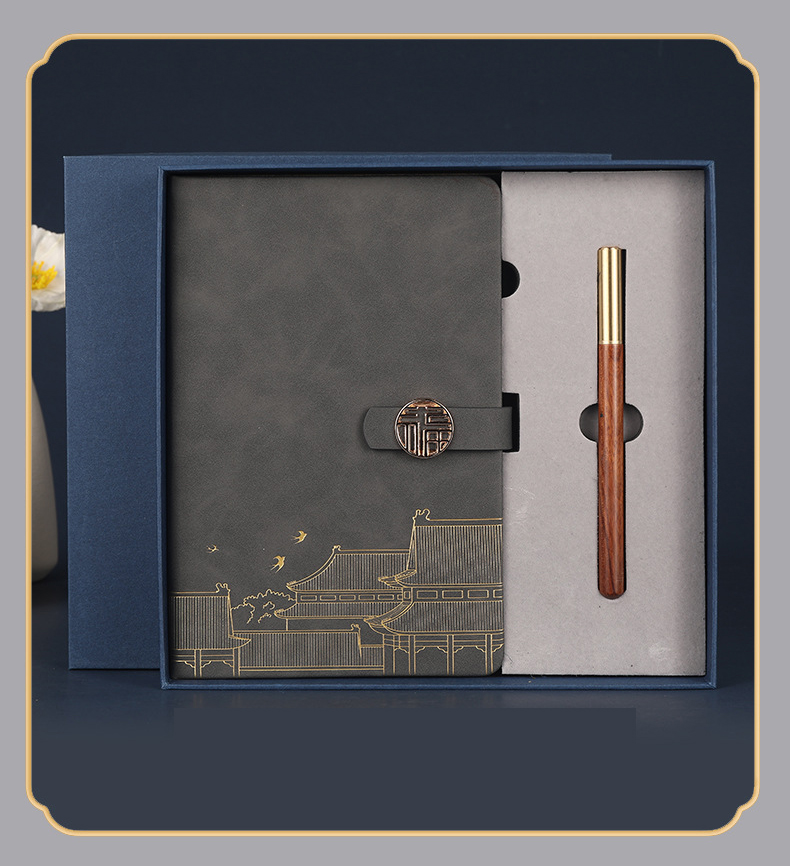 Customized Size A5 Hardcover Diary Journal Notebooks With And Pen Gift Set Custom Size