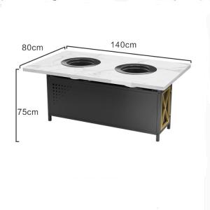 Quality Smokeless Hot Pot Table wholesale