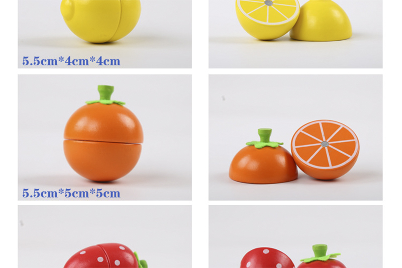 Montessori Kitchen Pretend Toy For Children Cutting Fruit Vegeta