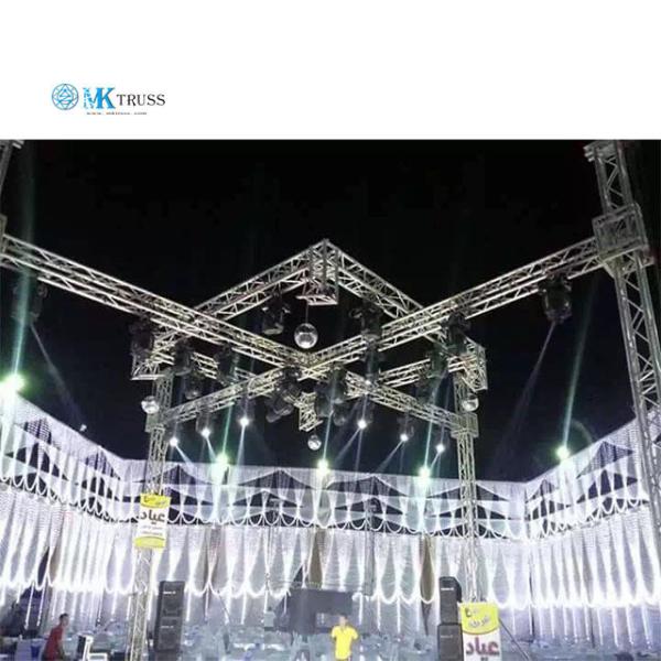Outdoor Event Stage Screen Display Concert Truss 400*400mm with 25*2mm Brace