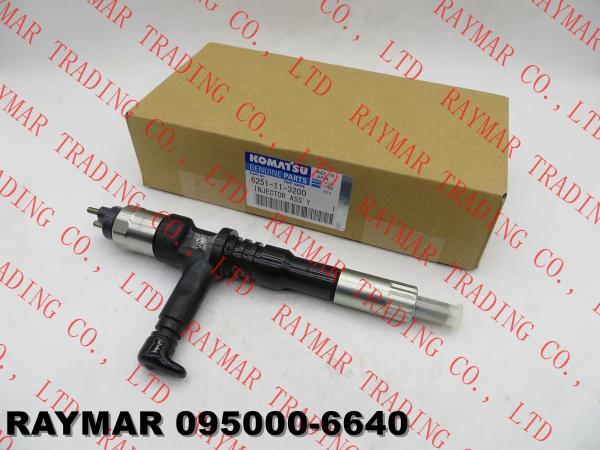 DENSO Genuine common rail fuel injector 095000-6640 for KOMATSU SAA6D125E-5 6251