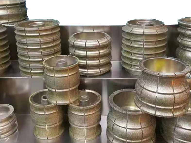 Electroplated Diamond Profiling Wheels Marble Grinding Wheel For Stone Edge Shaping