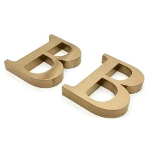 Quality Outdoor Custom Store Advertising 3D Logo Letter Sign for Free Standing Metal Sign wholesale