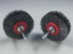 Hot Selling 63mm Diameter Mounted Crimped Steel Wheel Brush with Shank 6mm