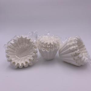 Quality 100% Food Grade Wood Pulp Basket Coffee Filter Paper Ecofriendly Kalita Wave Filters wholesale