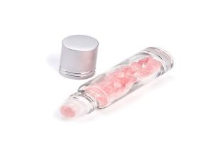 Quality Essential Oil Gemstone Roller Ball Bottles Natural Semiprecious Stones wholesale