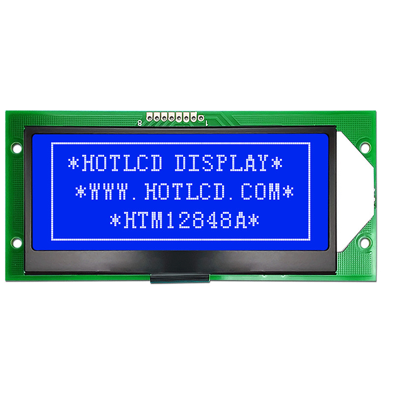 128X48 COG Monochrome Graphic LCD Display With White Backlight