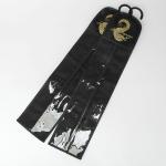 Coustom Zipper Clear Plastic Non Woven Wig Storage Bags Hair Extention Packaging