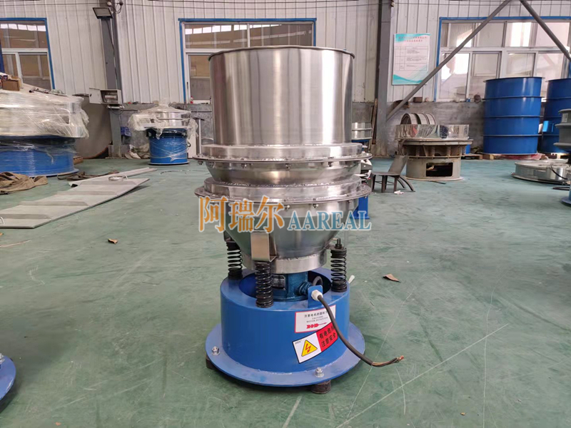 Stainless Steel Simple Structure Single Deck Rotary Vibrating Screen for Powder Coating