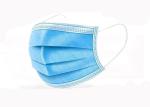 Anti Droplets Surgical Disposable Mask / Blue 3 Ply Disposable Dust Mask