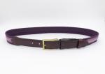 One Side Striped Webbing Belt , Polyster Adjustable Webbing Belt 123g