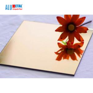Quality 5800mm Mirror Aluminum Composite Panel 4mm AA5005 Anodized wholesale