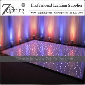 Quality Twinkling LED Dance Floor Panel Decoration Flooring for Wedding Parties wholesale
