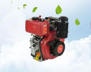 Quality Red Single Cylinder Diesel Engine Vertical Diesel 4 Stroke Engine wholesale