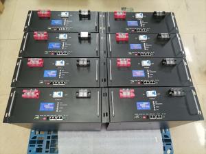 Quality BMS Rechargeable Li Ion Lifepo4 Battery 48V 100Ah UPS For Solar System wholesale