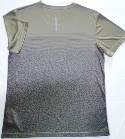 Short Sleeve 100% Polyester Breathable Mens Crew Neck T Shirt For Tennis