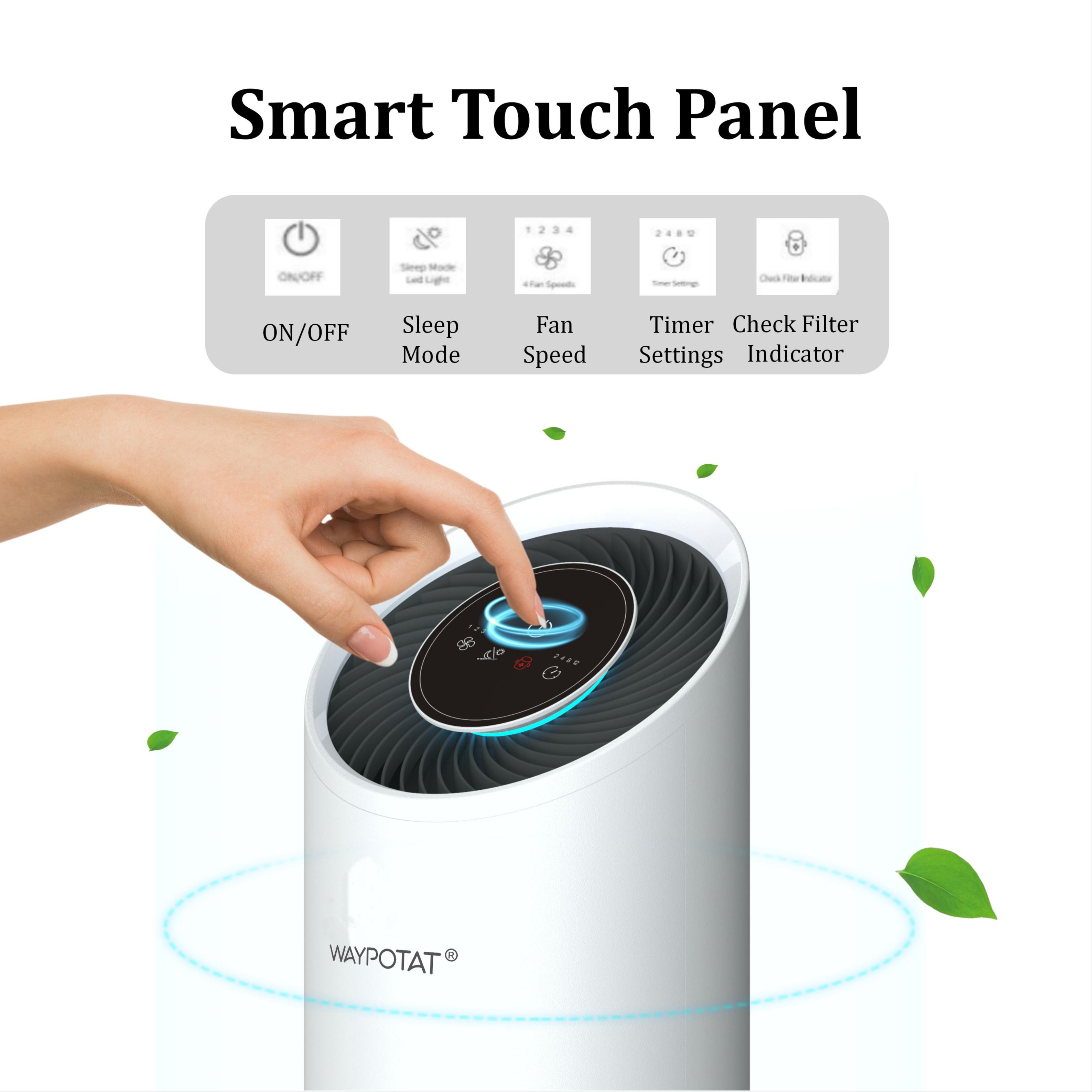 Pet Allergy Filter HEPA Cleaner Remove 99.99% Bacteria H1N1 Mites Fungi For Hotel Bedroom