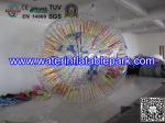 1.0mm Clear Body Inflatable Zorb Ball For Kids , Water Human Hamster Ball