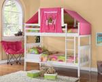 modern bunk bed pine wood