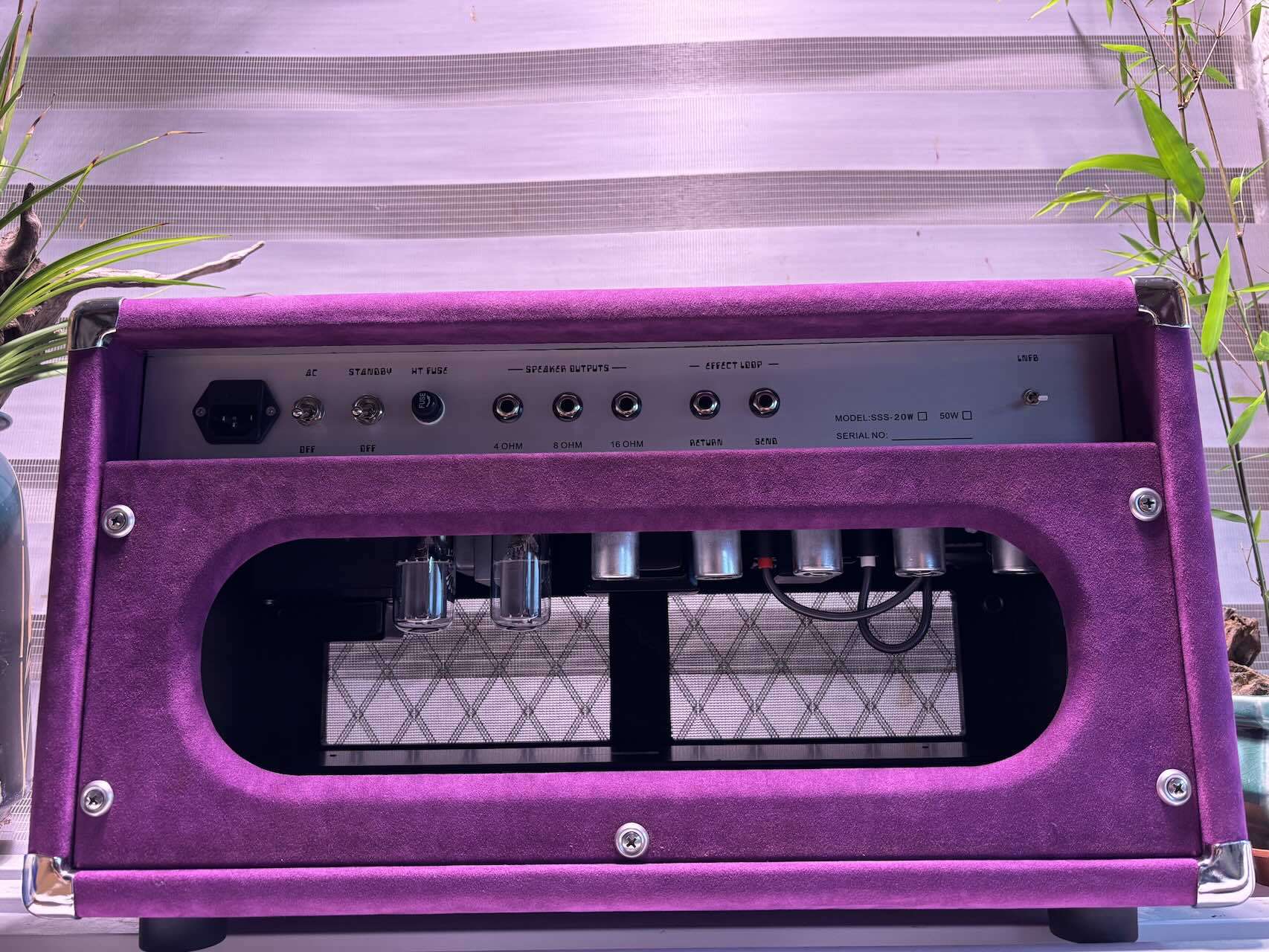 Custom Dumble CLONE Steel String Singer Head 20W 50W 100W with Suede Color, Grand Amplifier SSS Model