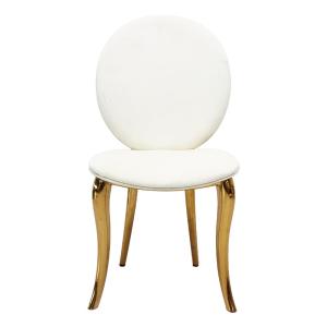 Quality Leather Light Luxury High End Dining Room Chairs Modern Simple italian style dining chair wholesale
