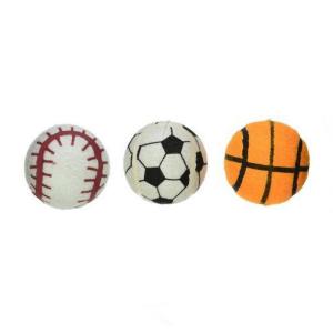 Quality 3 Piece Sport Tennis Ball Value Pack in Mesh Rope Dog Toys wholesale