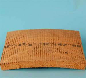 Good Flexibility Brake Block Material , Woven Friction Material Non Asbestos