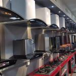 Electric Arc Glass Chimney Hood Stainless Steel Housing App Controlled Kitchen