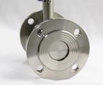 304 Sanitary Welding Butterfly Valve with Non-Negative Pressure Flange Standard